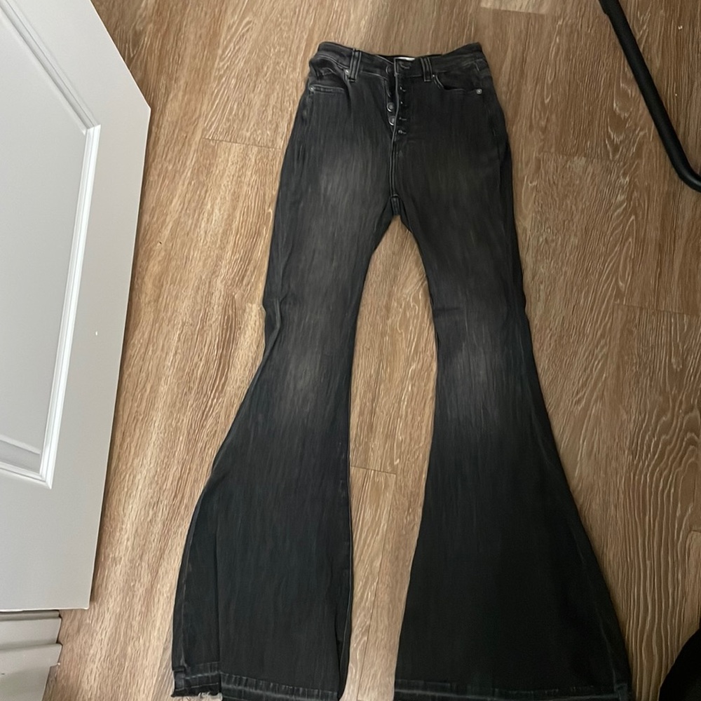 Cute black flare jeans